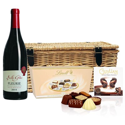 Fleurie Domaine du Montillet 75cl Red Wine And Chocolates Hamper